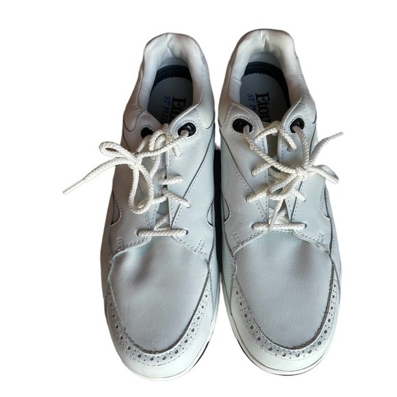 Etonic Golf Cleats Shoe White Size 9M ST PLUS #7600 Leather Sneaker Athletic Vtg main image 8